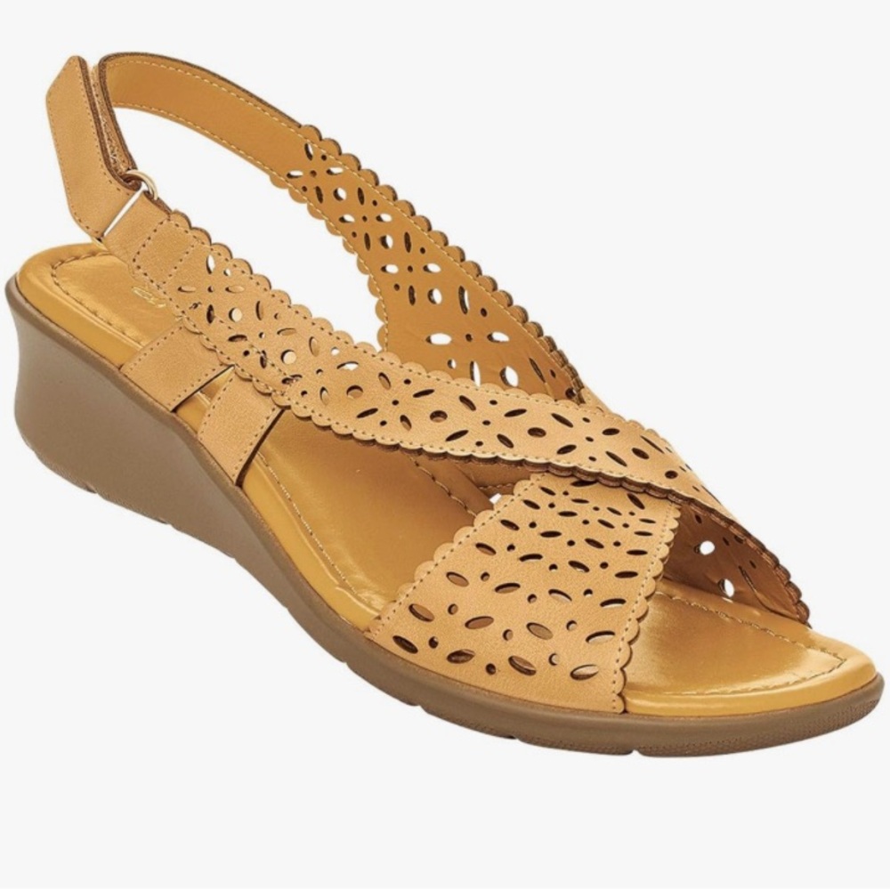 Angel Steps Women's Tan Vanessa Sandals